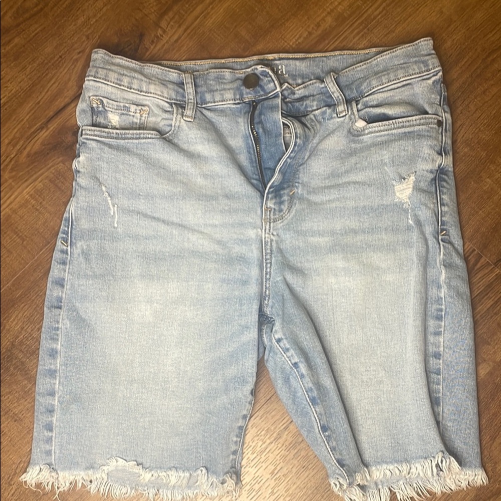 a.n.a Light Blue Jean Shorts